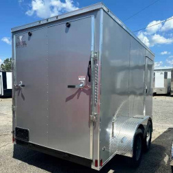 New 2025 Anvil 6x12TA Cargo / Enclosed Trailer SILVER FROST