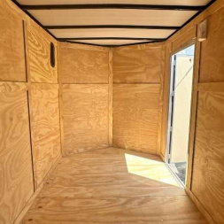 New 2025 Anvil 6x12TA Cargo / Enclosed Trailer SILVER FROST