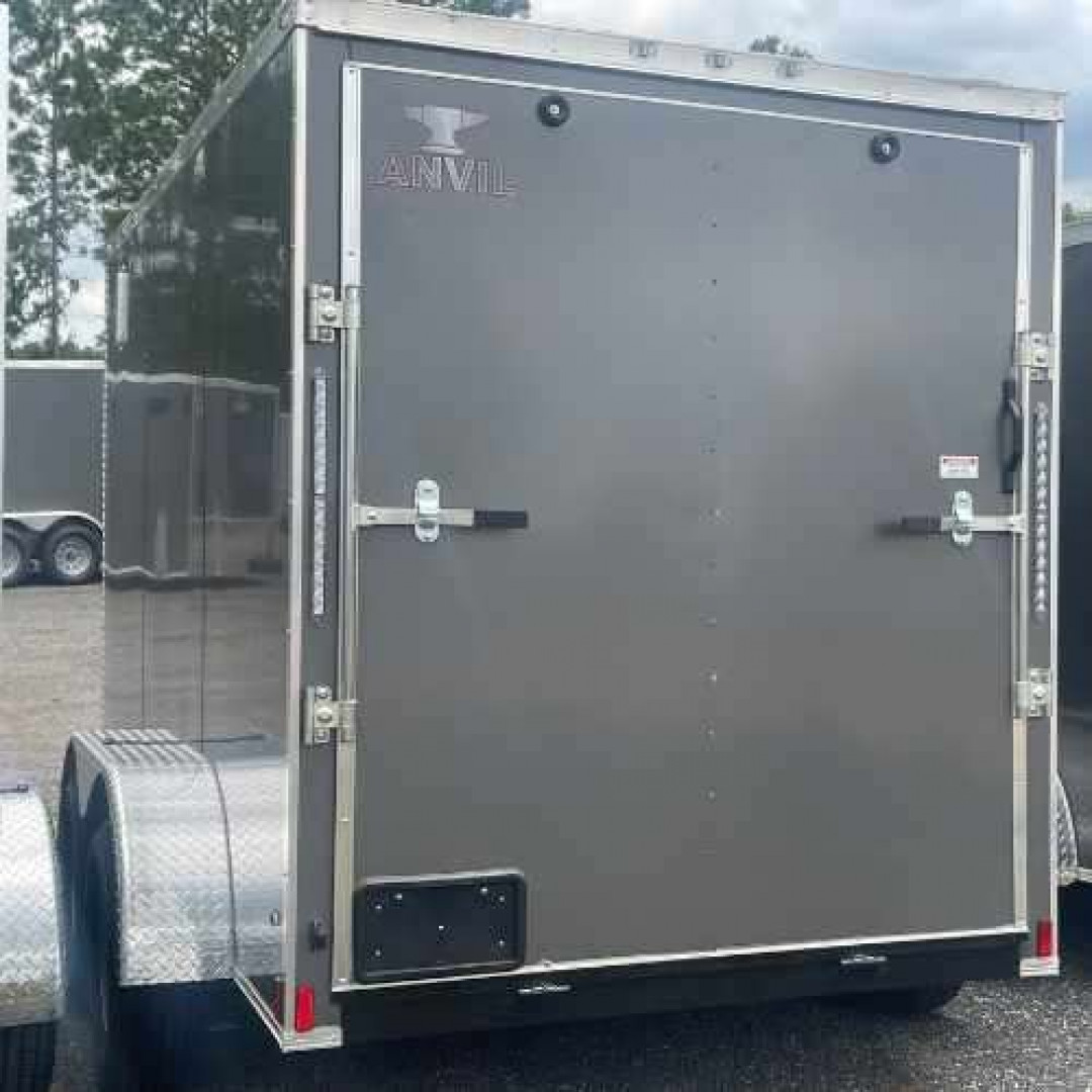 New 2025 Anvil 6x12TA Cargo / Enclosed Trailer CHARCOAL GREY