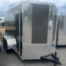 New 2025 Anvil 6x12TA Cargo / Enclosed Trailer CHARCOAL GREY
