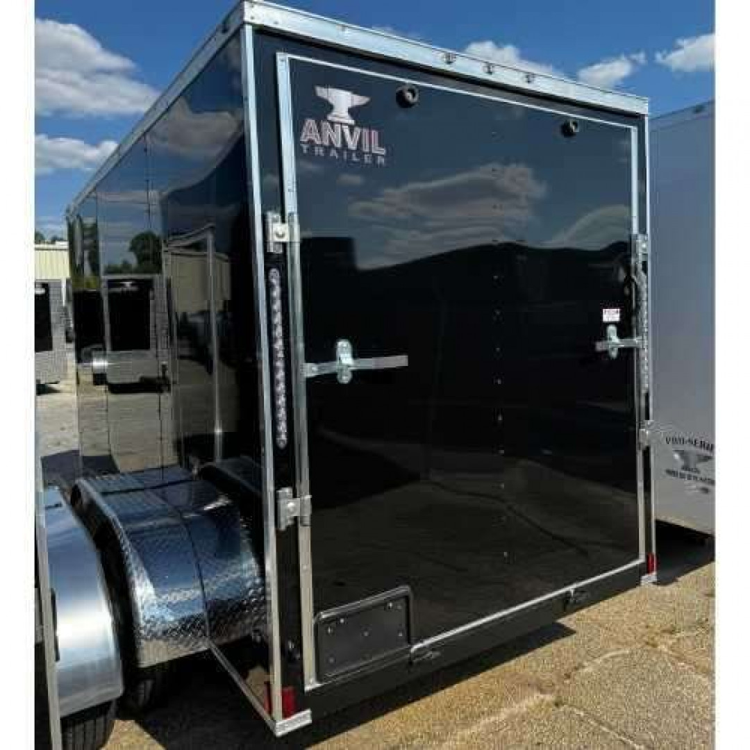 New 2025 Anvil 6x12TA Cargo / Enclosed Trailer BLACK