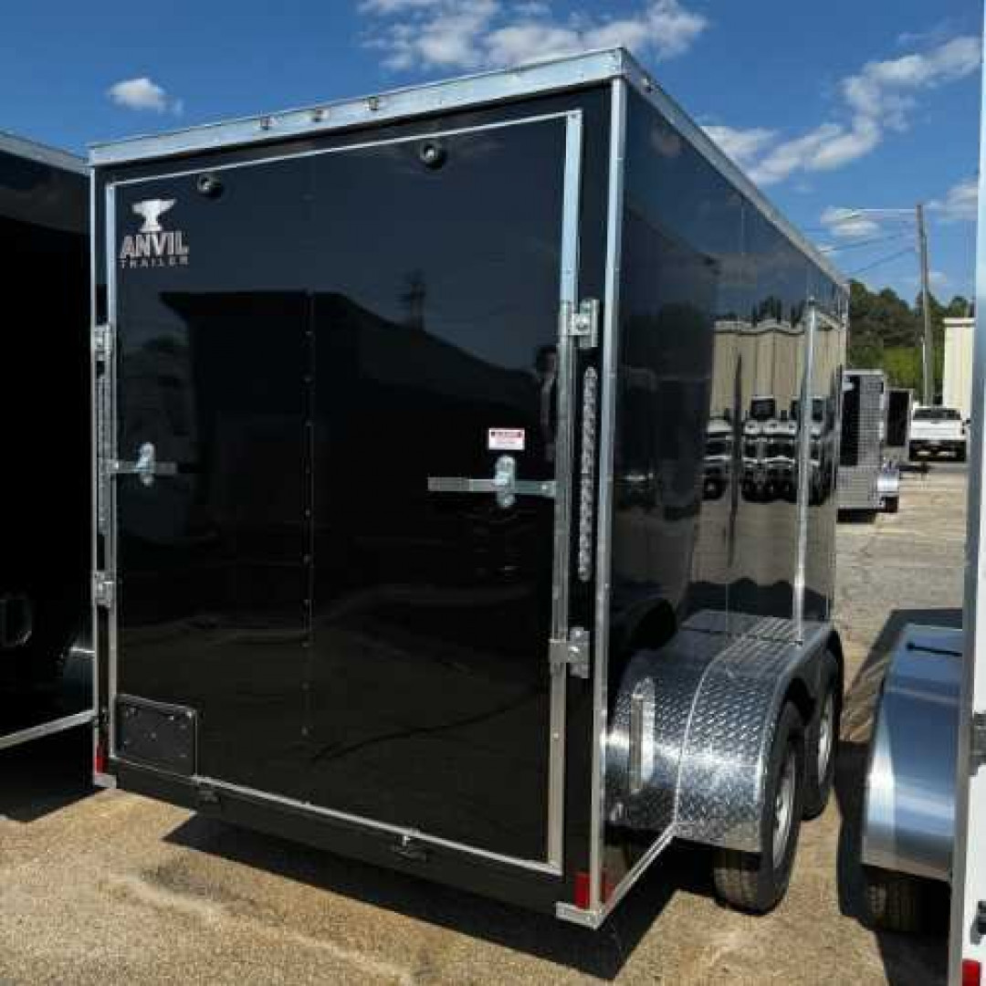 New 2025 Anvil 6x12TA Cargo / Enclosed Trailer BLACK