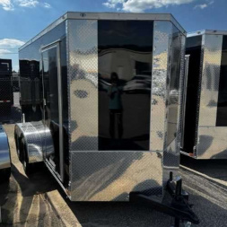New 2025 Anvil 6x12TA Cargo / Enclosed Trailer BLACK