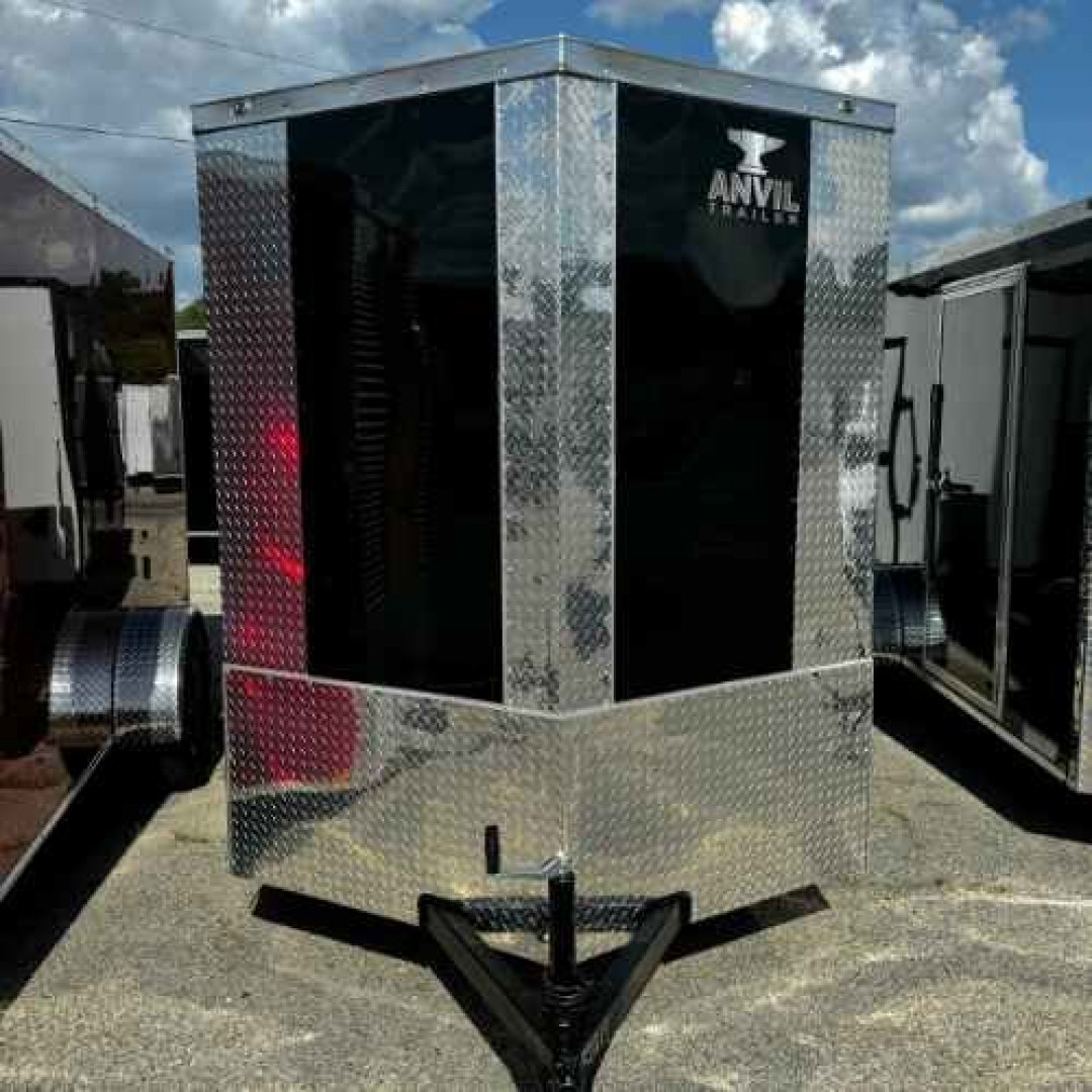 New 2025 Anvil 6x12SA Cargo / Enclosed Trailer BLACK