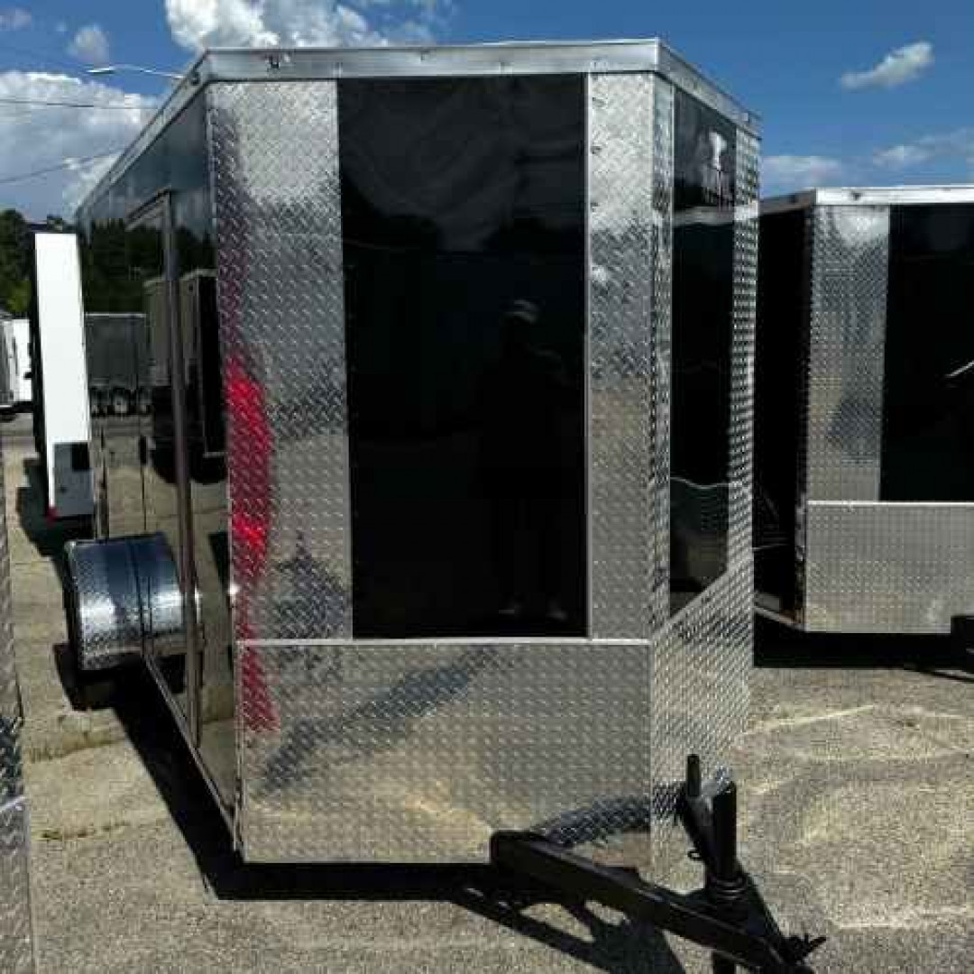 New 2025 Anvil 6x12SA Cargo / Enclosed Trailer BLACK