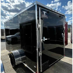 New 2025 Anvil 6x12SA Cargo / Enclosed Trailer BLACK
