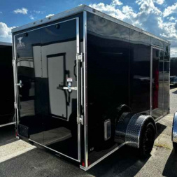 New 2025 Anvil 6x12SA Cargo / Enclosed Trailer BLACK
