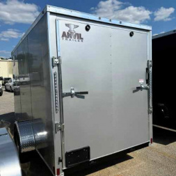 New 2025 Anvil 6x12SA Cargo / Enclosed Trailer SILVER FROST