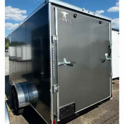 New 2025 Anvil 6x12SA Cargo / Enclosed Trailer CHARCOAL GREY