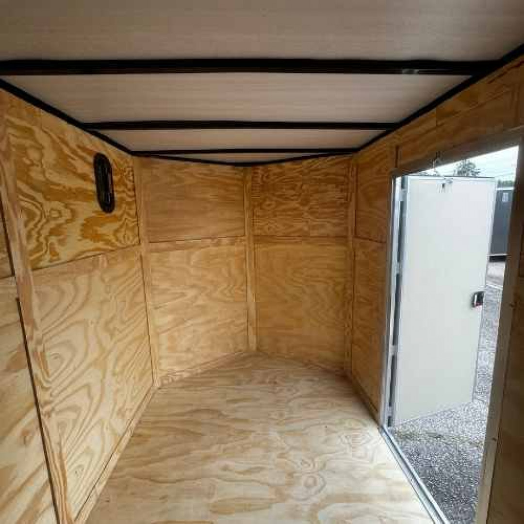 New 2025 Anvil 6x12SA Cargo / Enclosed Trailer WHITE