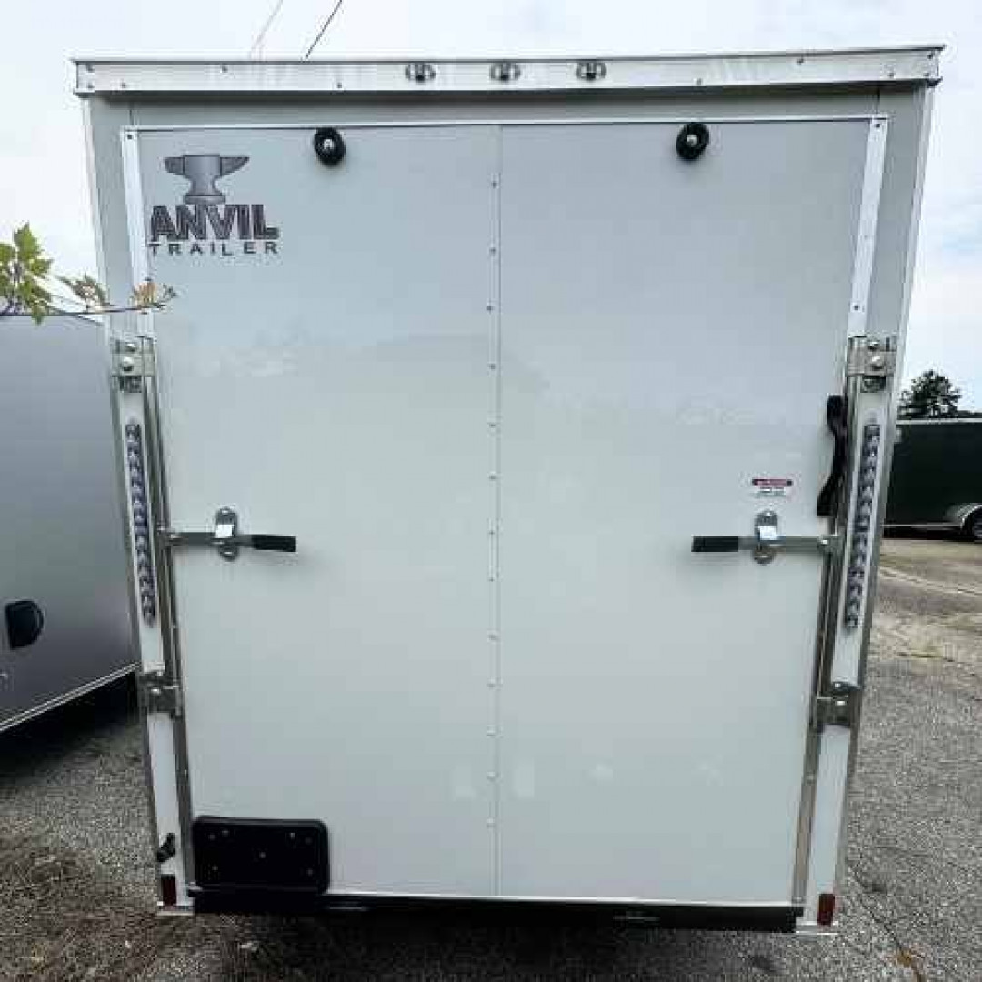 New 2025 Anvil 6x12SA Cargo / Enclosed Trailer WHITE