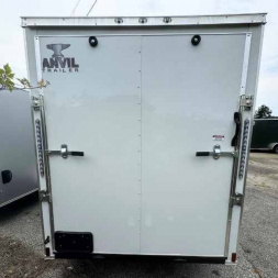 New 2025 Anvil 6x12SA Cargo / Enclosed Trailer WHITE