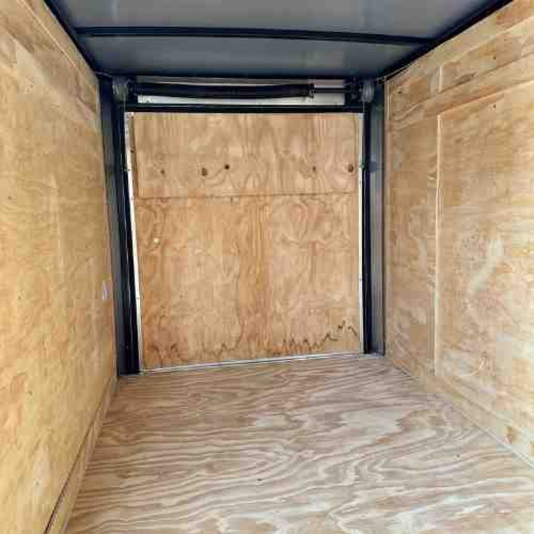 New 2025 Titanium Cargo 5x8SA Cargo / Enclosed Trailer CHARCOAL GREY