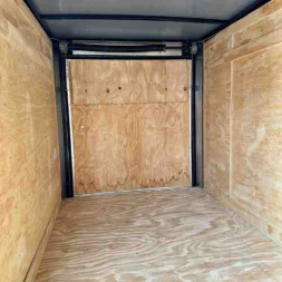 New 2025 Titanium Cargo 5x8SA Cargo / Enclosed Trailer CHARCOAL GREY