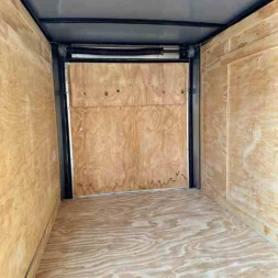 New 2025 Titanium Cargo 5x10SA Cargo / Enclosed Trailer WHITE
