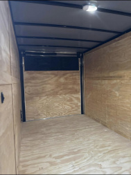New 2025 Titanium Cargo 7x16TA Cargo / Enclosed Trailer CHARCOAL GREY