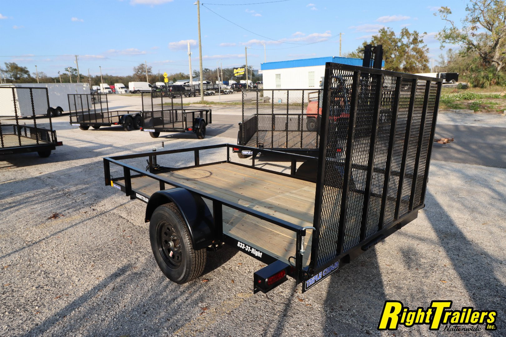 New 2025 6X10 Triple Crown Utility Trailer