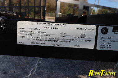 New 2025 6X10 Triple Crown Utility Trailer