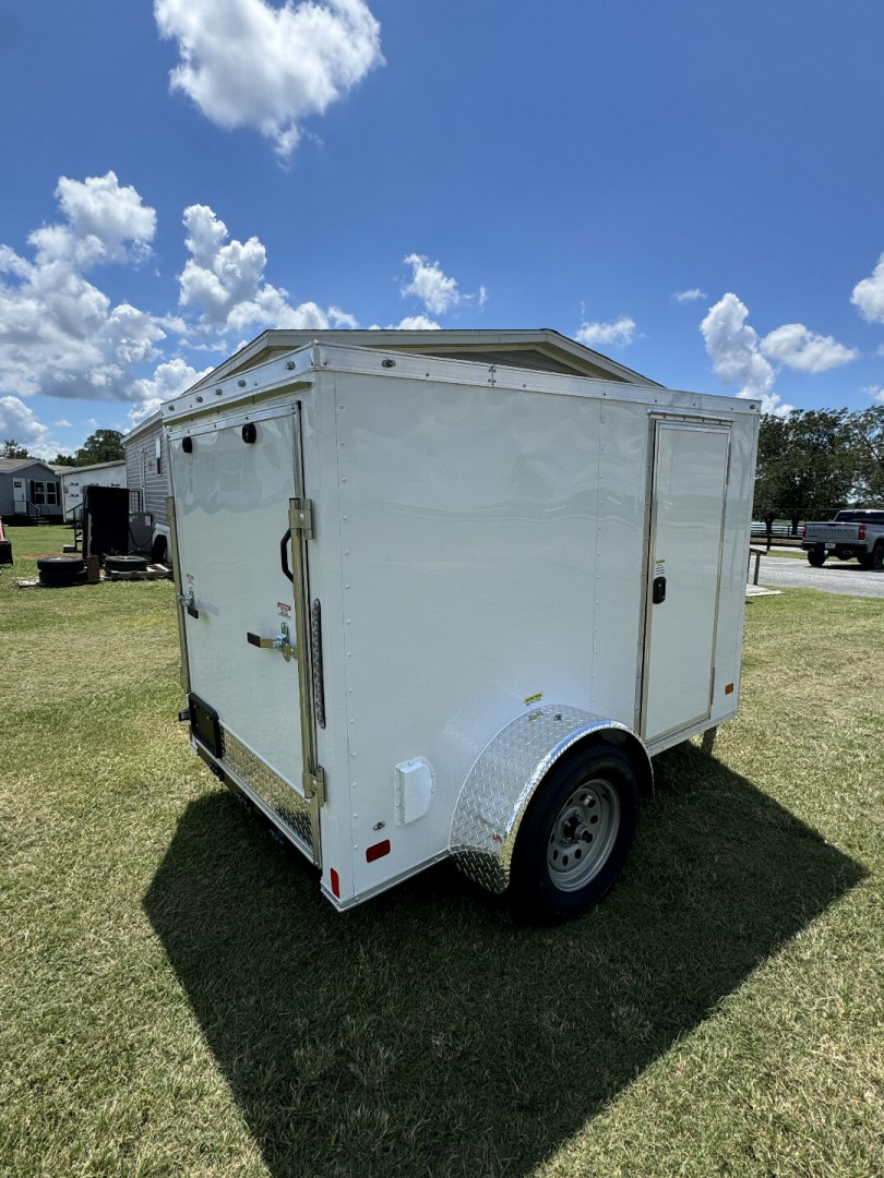 New 2025 NationCraft Trailers 5x8SA w/ Side Door Cargo / Enclosed Trailer