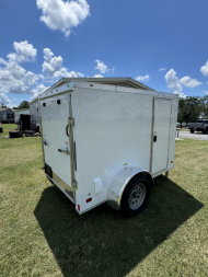 New 2025 NationCraft Trailers 5x8SA w/ Side Door Cargo / Enclosed Trailer