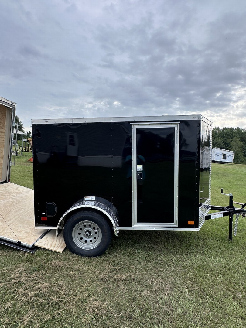New 2025 NationCraft Trailers 5x8SA w/ Side Door Cargo / Enclosed Trailer