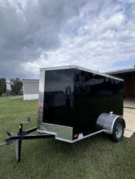 New 2025 NationCraft Trailers 5x8SA w/ Side Door Cargo / Enclosed Trailer