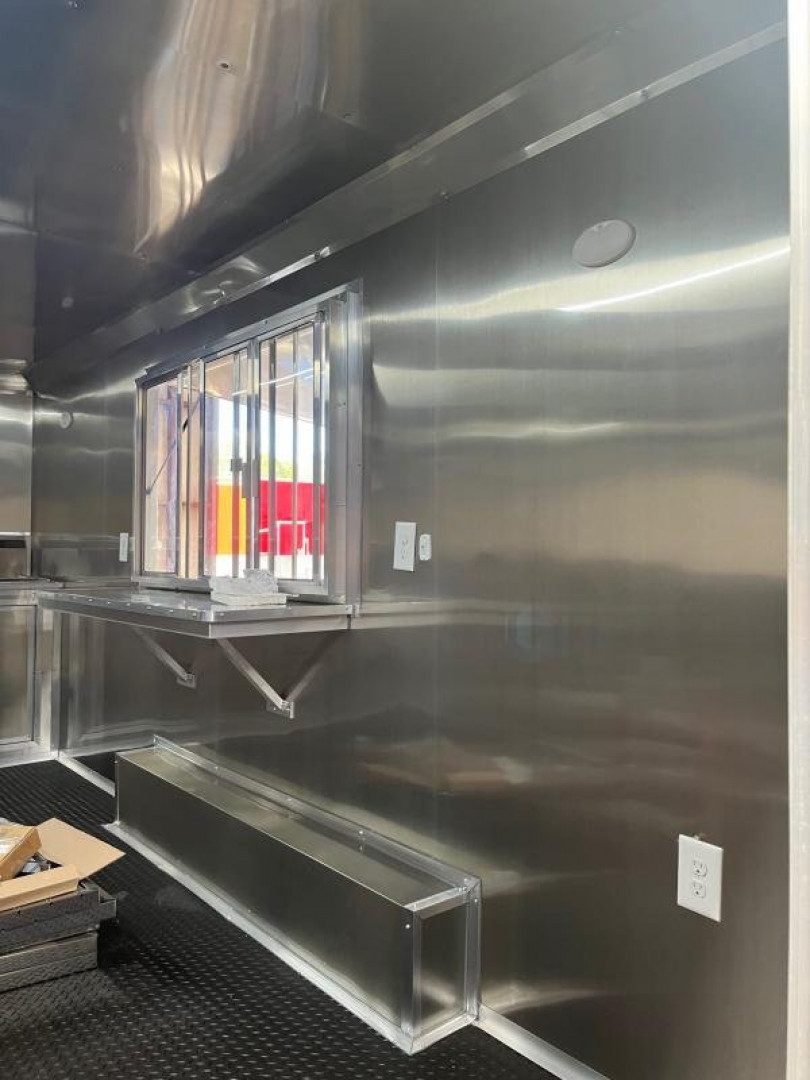 New 2025 QUALITY CARGO 8.5x16TA FOOD TRAILER CONCESSION BBQ Trailer