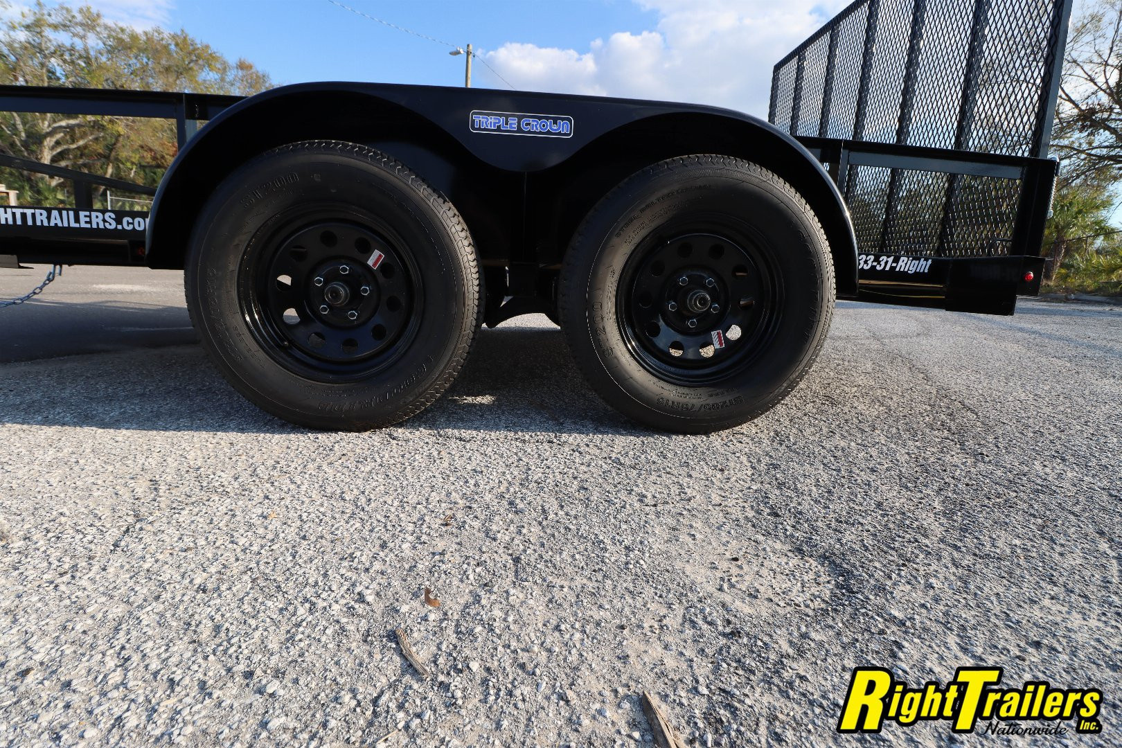 New 2025 6X12 Triple Crown Utility Trailer