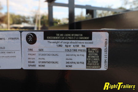 New 2025 6X12 Triple Crown Utility Trailer