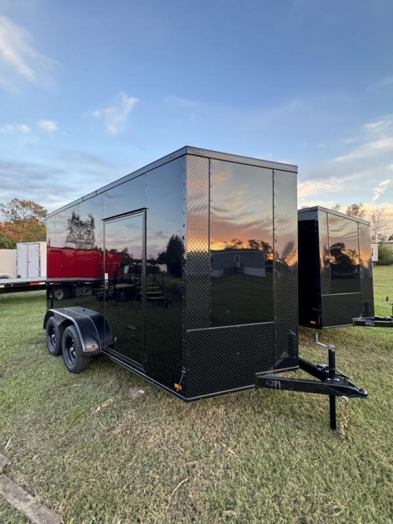 New 2025 Titanium 7x14TA .080 Polycor Blackout Cargo / Enclosed Trailer