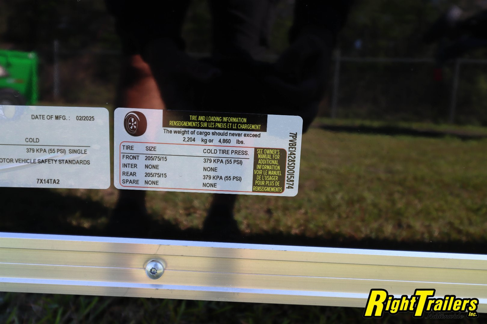 New 2025 7X14 NationCraft CARGO TRAILER