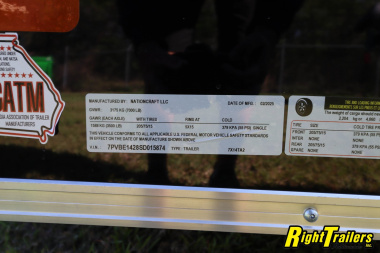 New 2025 7X14 NationCraft CARGO TRAILER