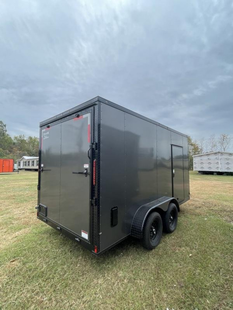 New 2025 Titanium 7X14TA CG POLYCOR BLACKOUT PACKAGE Cargo / Enclosed Trailer