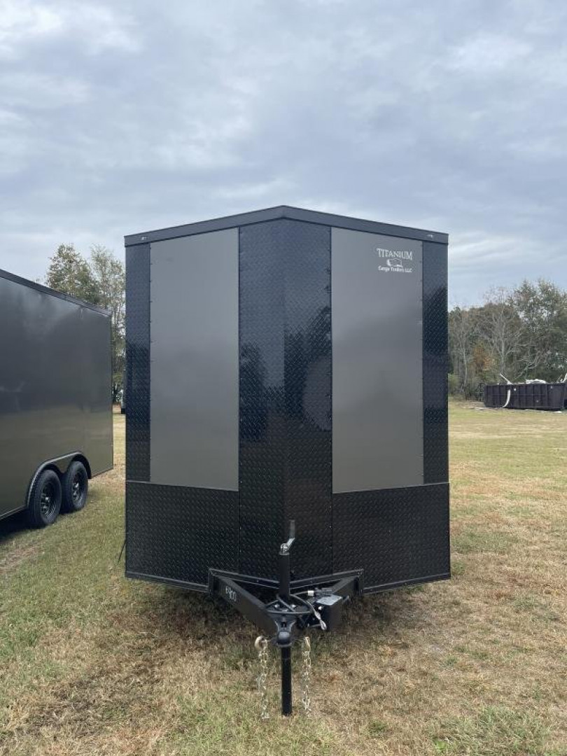 New 2025 Titanium 7X14TA CG POLYCOR BLACKOUT PACKAGE Cargo / Enclosed Trailer