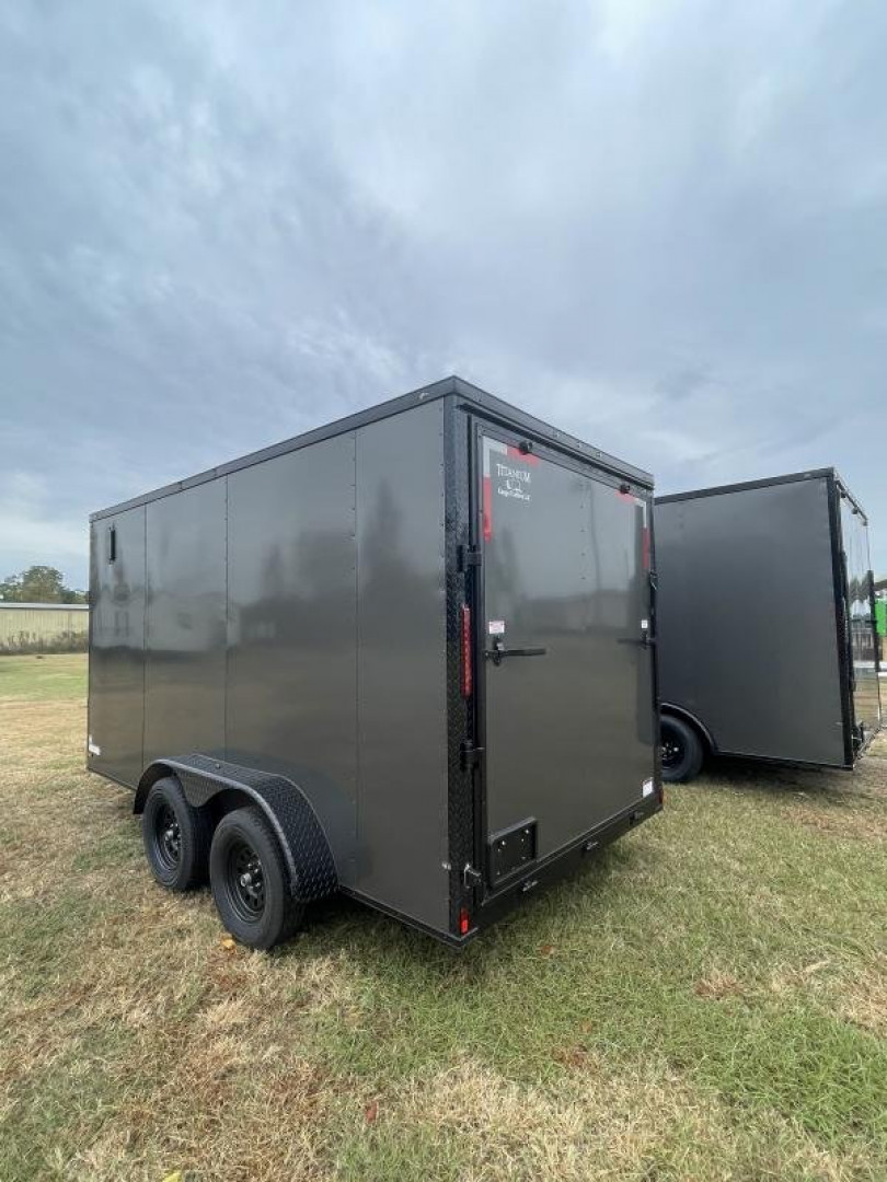 New 2025 Titanium 7X14TA CG POLYCOR BLACKOUT PACKAGE Cargo / Enclosed Trailer