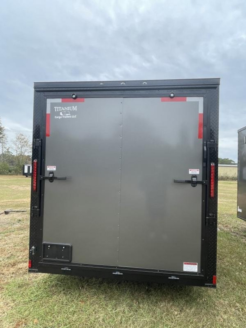 New 2025 Titanium 7X14TA CG POLYCOR BLACKOUT PACKAGE Cargo / Enclosed Trailer