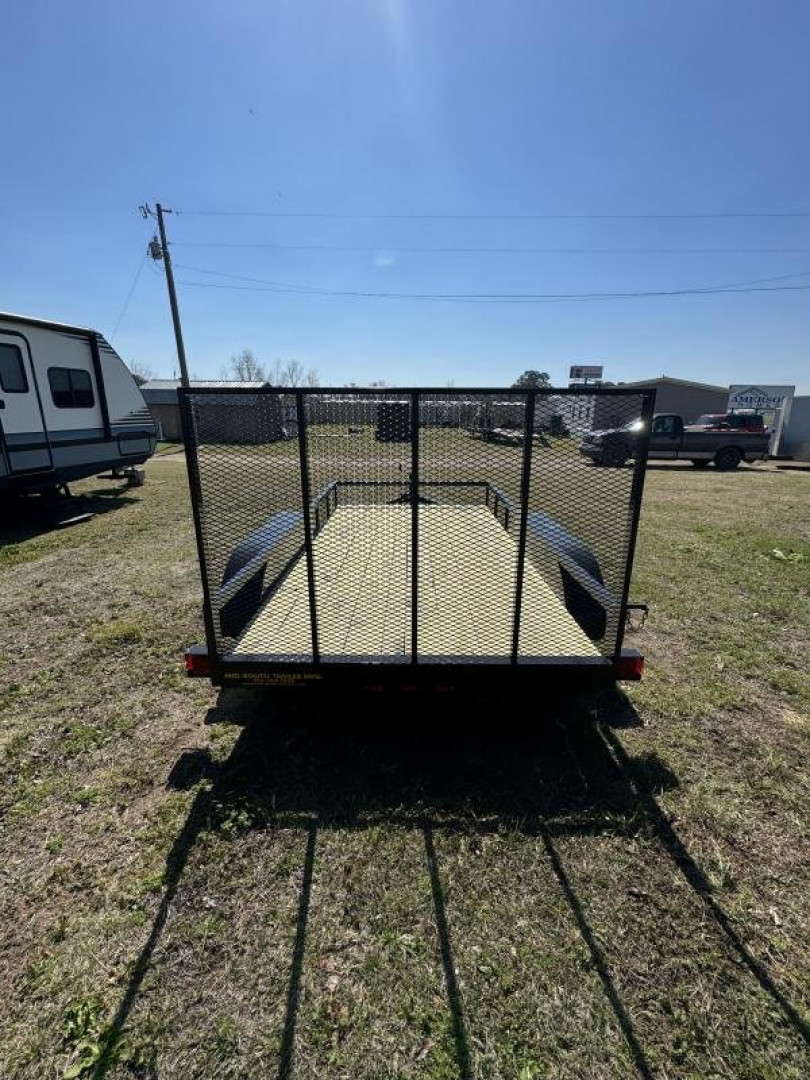 New 2025 Mid-South Trailers MFG 6x12TA Utility Trailer Tube Frame Utility Trailer
