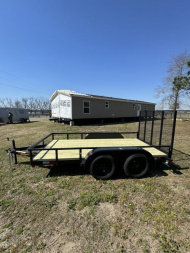 New 2025 Mid-South Trailers MFG 6x12TA Utility Trailer Tube Frame Utility Trailer