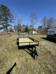 New 2025 Mid-South Trailers MFG 6x12TA Utility Trailer Tube Frame Utility Trailer