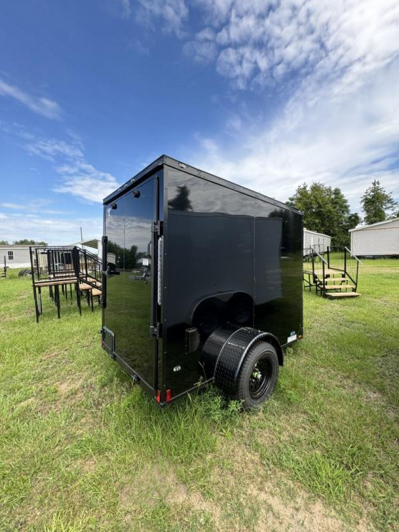 New 2025 ANVIL 5x8SA BLACKOUT POLYCOR 6' TALL Cargo / Enclosed Trailer