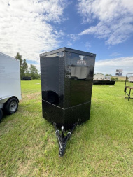 New 2025 ANVIL 5x8SA BLACKOUT POLYCOR 6' TALL Cargo / Enclosed Trailer