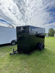 New 2025 ANVIL 5x8SA BLACKOUT POLYCOR 6' TALL Cargo / Enclosed Trailer