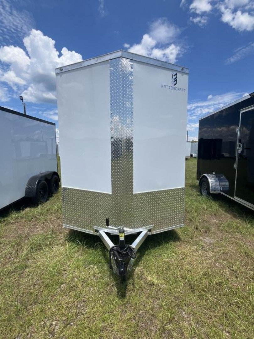 New 2026 NationCraft Trailers 6x12SA ALUMINUM FRAME / PolyCor / SCREWLESS / 7' int height Cargo / Enclosed Trailer