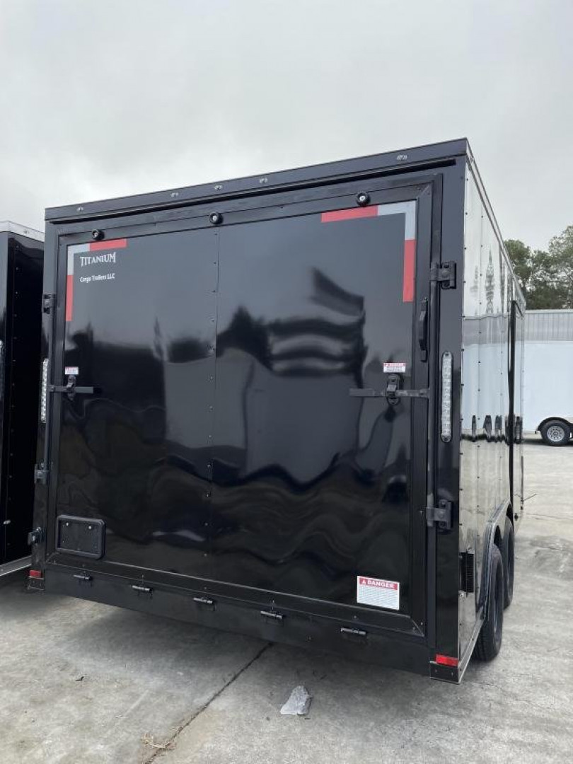 New 2025 Titanium 8.5x14TA Blackout Edition Cargo / Enclosed Trailer
