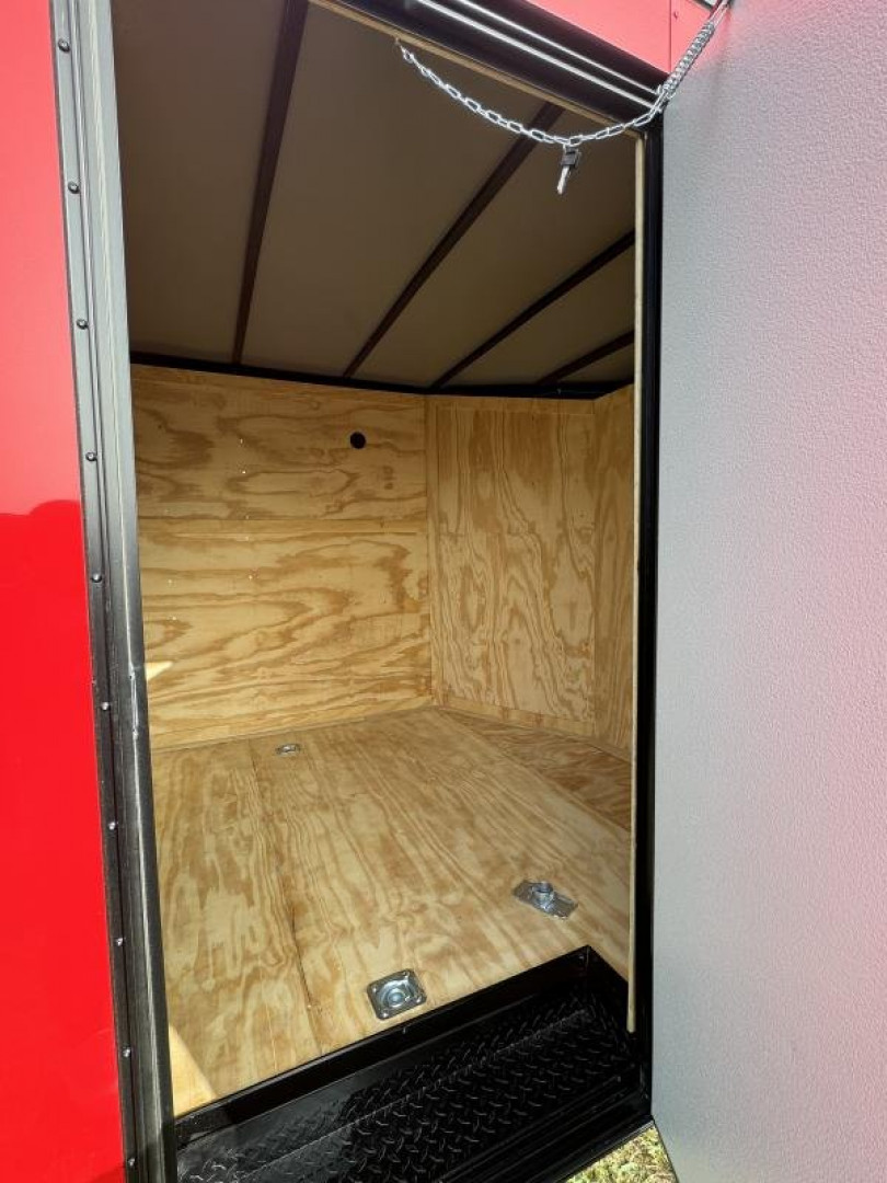 New 2025 Titanium 8.5x20TA3 7' RED Blackout Cargo / Enclosed Trailer
