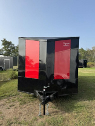 New 2025 Titanium 8.5x20TA3 7' RED Blackout Cargo / Enclosed Trailer