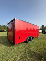New 2025 Titanium 8.5x20TA3 7' RED Blackout Cargo / Enclosed Trailer