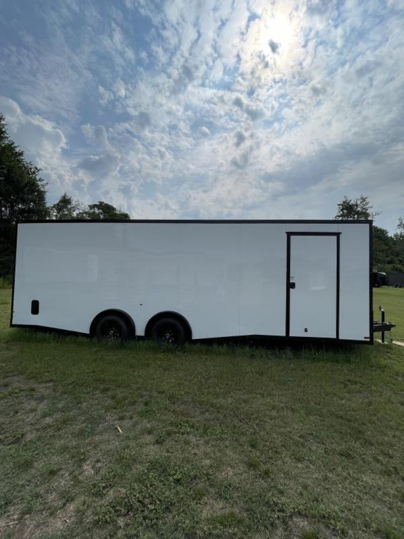 New 2025 Titanium 8.5X24TA3 7' POLYCOR WHITE Cargo / Enclosed Trailer