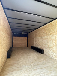 New 2025 Titanium 8.5X24TA3 7' POLYCOR WHITE Cargo / Enclosed Trailer