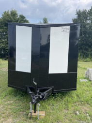 New 2025 Titanium 8.5X24TA3 7' POLYCOR WHITE Cargo / Enclosed Trailer